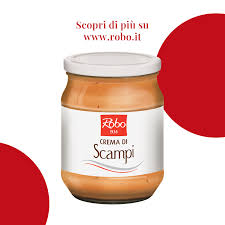 Crema di scampi Robo 500g vetro – salsa gourmet pronta per risotti, pasta e antipasti di mare