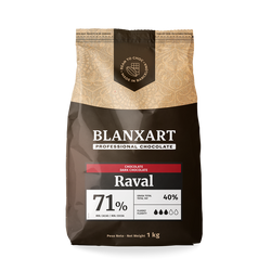 Cioccolato fondente Raval 71% Blanxart 1 kg – copertura bean-to-bar per pasticceria e gelateria professionale