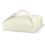 Porta Paste 240mm x 170mm x 60mm Pelle Bianca 20pz – Confezione di scatole eleganti in pelle bianca per conservare le paste.