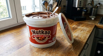 Crema Nutkao: Il Secchiello da 3kg che Rivoluziona la Pasticceria e la Ristorazione Professionale