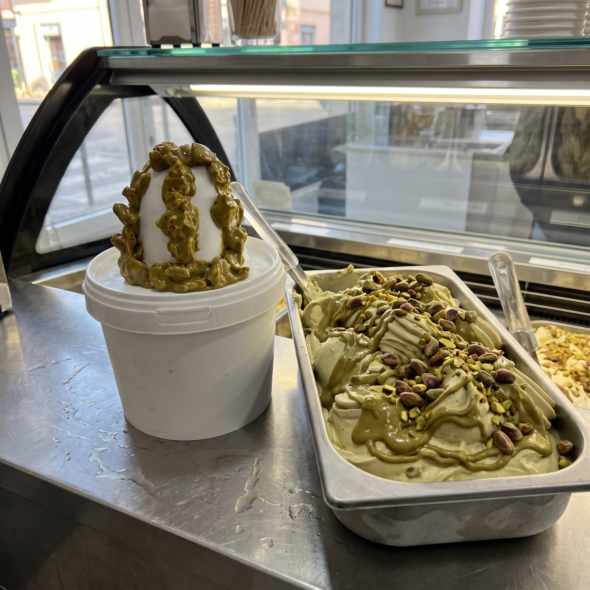 Arabeschi Pistacchio Rock Pregel 2,5kg: apri, dosi, servi. Tutto il resto è fuffa