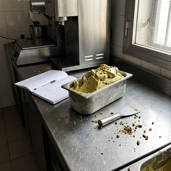 Quanto costa una vaschetta di gelato al pistacchio: food cost riga per riga