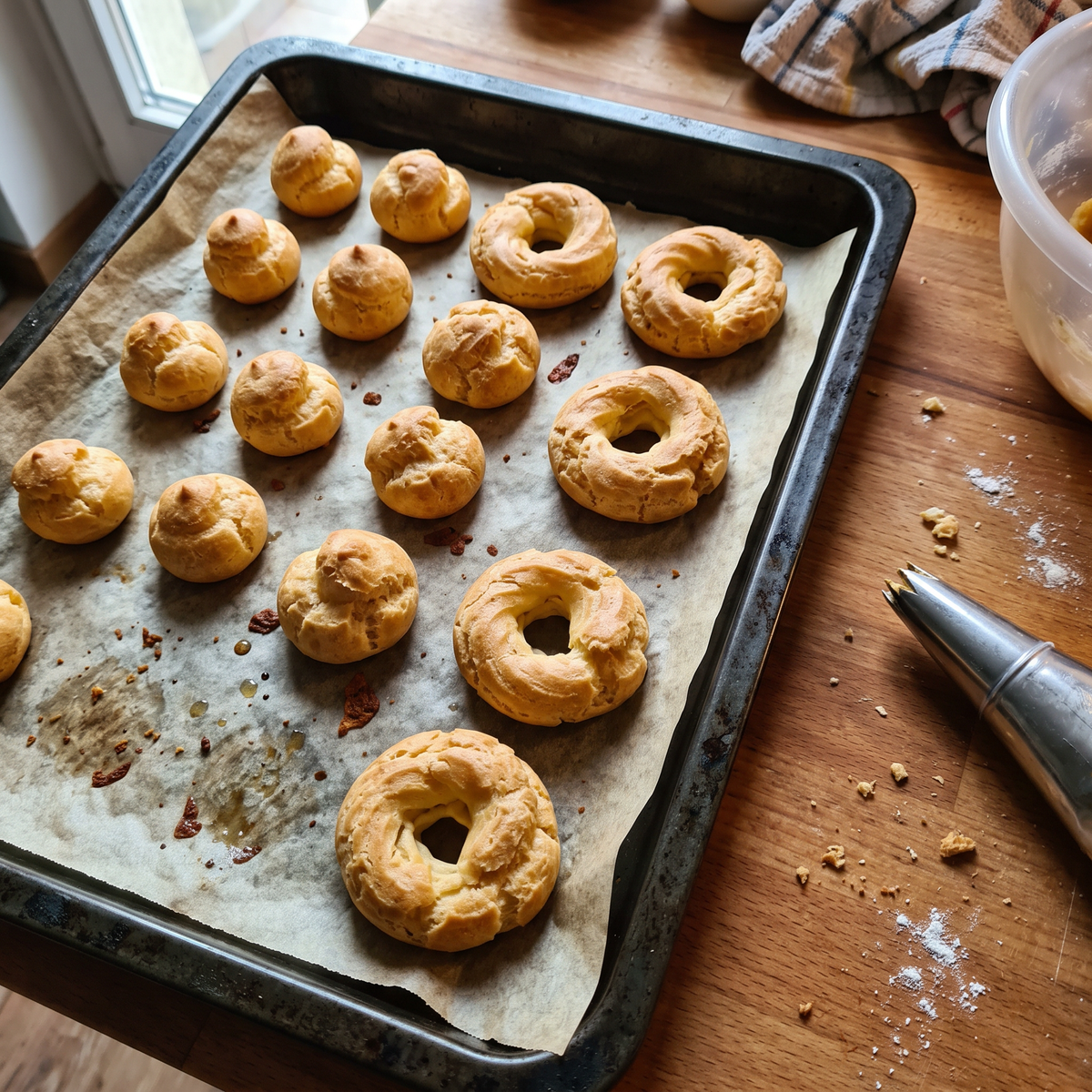 Mix Bignè Maxima 8 kg: bignè, éclair e zeppole al forno o fritte con un solo preparato