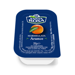 Marmellata di Arance Santa Rosa 20g - Box 100 Monoporzioni - Per Colazione Professionale