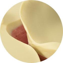 Arabeschi Pinopinguino Bianco 3kg, topping al cioccolato bianco per dolci freschi e gelati dal sapore ricco.