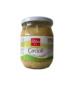 Crema Carciofi Armonia 500g Vetro Robo – Crema ai carciofi, perfetta per antipasti e piatti vegetariani.