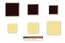 Assortimento decorazioni cioccolato quadrato Floreal – set 224 pezzi quadratini in cioccolato per torte e monoporzioni professionali