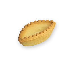 Barchette mignon di frolla da 67mm, confezione da 250 pezzi, ideali per presentazioni eleganti e aperitivi golosi