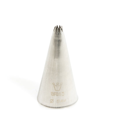 Martellato Bocchetta Stella 16 Punte Aperta Ø15mm in Inox