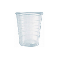 Bicchiere trasparente per acqua 166cc, monouso, resistente, confezione da circa 100 pezzi x 30 cartoni