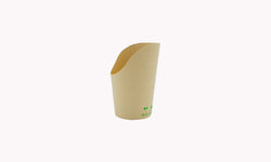 Bicchiere piccolo per patatine, perfetto per snack bar e take away, 50 pezzi per confezione
