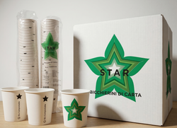 Bicchieri in carta bianca da 90ml