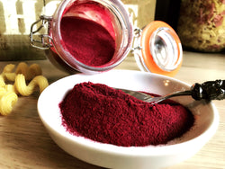 Bietola rossa in polvere, naturale e senza additivi, ideale per colorazioni alimentari, confezione da 1kg