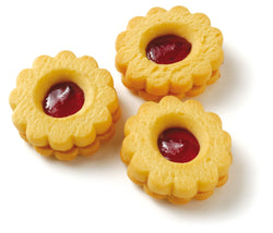 Canestrelli alla ciliegia 1.5kg, biscotti friabili con cuore di ciliegia