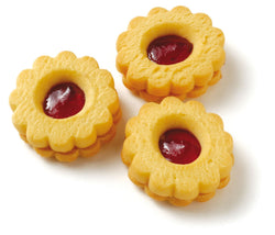 Canestrelli alla ciliegia 1.5kg, biscotti friabili con cuore di ciliegia