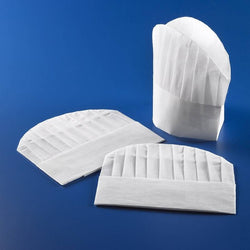 Cappello in TNT per chef, confezione da 25 pezzi, leggero e traspirante