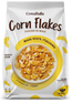 Confezione multipla di dieci buste da 1kg di Cereali Corn Flakes Cerealitalia, con fiocchi di mais dorati e croccanti ben visibili sul packaging.