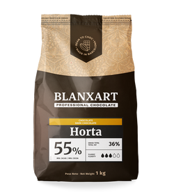Cioccolato fondente professionale Horta 55% Blanxart 5 kg – copertura per pasticceria e cioccolateria