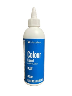 Colore Liquido Liposolubile Blu 190g – Colore liposolubile blu, ideale per preparazioni dolci e cioccolati.