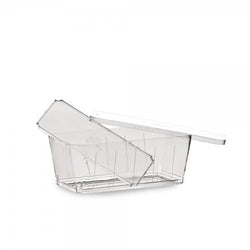 Contenitore Cassata 6 Porzioni+Copertura Trasparente 800cc 25pz – Contenitori trasparenti per cassate, con coperchio, 6 porzioni.