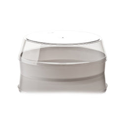 Contenitore Torta Gelato 8 Porzioni Bianco Ø18.5cm 9H 25pz – Contenitore bianco per torta gelato, ideale per 8 porzioni.