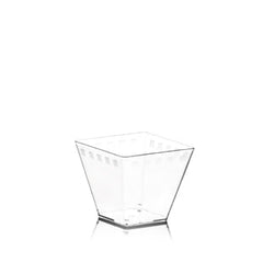 Coppa Cupido 58cc Trasparente 50pz – Coppa trasparente per finger food o dessert, elegante e pratica.