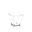 Coppa Diamante 60cc Trasparente 50pz – Coppa trasparente con forma elegante per presentazioni di dessert o gelati.