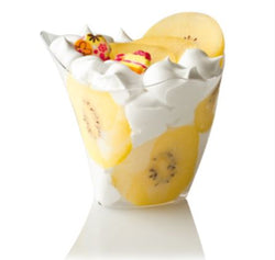 Coppa Dorico 200cc Trasparente 50pz – Coppa trasparente elegante da 200cc, perfetta per porzioni generose di dolci.