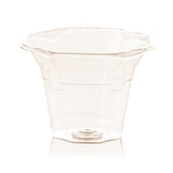 Coppa Luna 170cc Trasparente 50pz – Coppa trasparente elegante, ideale per porzioni più grandi di dessert.