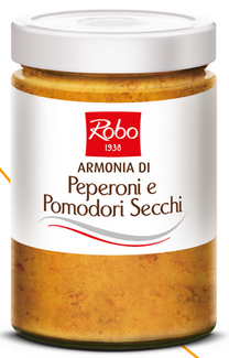 Crema di peperoni gialli Armonia ROBO 500g in vetro – crema gourmet pronta all’uso