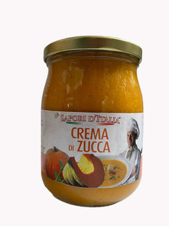 Crema di Zucca 830g Latta Robo – Crema alla zucca, perfetta per zuppe autunnali e piatti vegetariani.