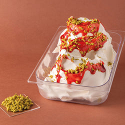 Crumble Pistacchio Gluten Free 3.5kg – Crumble senza glutine al pistacchio, perfetto per dolci raffinati e gourmet.