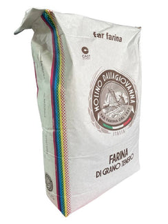 Farina Nazionale 00 W200/220 25kg – Farina tipo 00 di alta qualità, ideale per pane e pizza con un'ottima elasticità.
