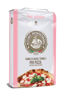 Farina Pizza Rosa 00 25kg 250 W – Farina tipo 00 per pizza con un W250, perfetta per ottenere una pizza leggera e fragrante.