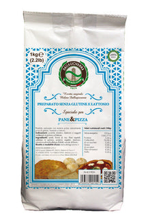 Farina Senza Glutine e Lattosio Pane e Pizza 1kg – Farina senza glutine e lattosio, ideale per preparare pane e pizza senza allergeni.