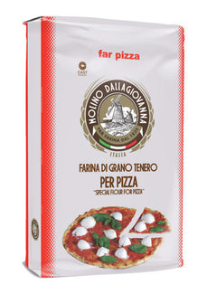 Sacco da 25kg di Farina Tipo 00-S Pizza Rossa Molino Dallagiovanna per pizzerie