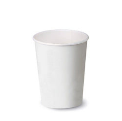 Bicchieri cappuccino in carta con coperchio Juta da 250cc, confezione da 100 pezzi, ideali per caffè take-away e caffetterie