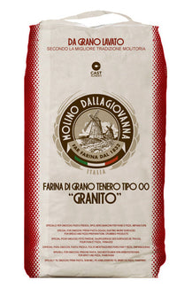 Farina Granito 00 5kg – Farina di grano tenero tipo 00, ideale per la preparazione di pasta fresca e dolci.