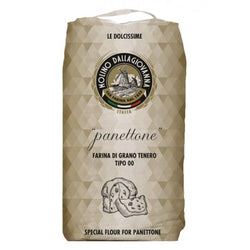 Farina Panettone W390 25kg – Farina specifica per panettone con un W390 per garantire lievitazioni perfette e una struttura soffice.