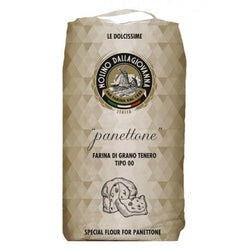 Farina Panettone W390 25kg – Farina specifica per panettone con un W390 per garantire lievitazioni perfette e una struttura soffice.