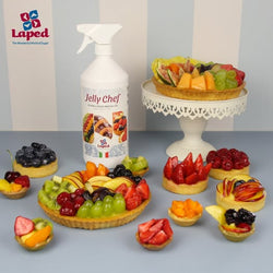 Gelatina spray neutra Jelly Chef 1 kg Laped – lucidante dolci e frutta per uso professionale