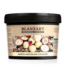 Ganache al cioccolato bianco Blanxart 6kg in secchiello – crema professionale per dolci, farciture e glassature