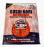 Confezione di Alga Nori Yakinori Konbini da 10 fogli tostati per sushi su sfondo neutro