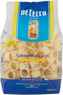 PASTA CALAMARATA DE CECCO 500G X 12 PZ