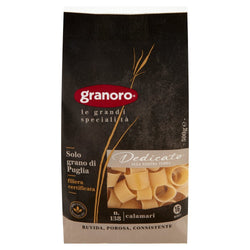 Pasta Calamari Granoro n.138 – confezione multipla da 12 x 500g – pasta corta rigata per primi piatti gourmet e ricette di mare