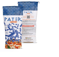 farina pizza pater, pizza pater 5 percento ncc, farina professionale lievito madre, sacco farina 5 kg, impasto pizza digeribile, farina per pizza napoletana