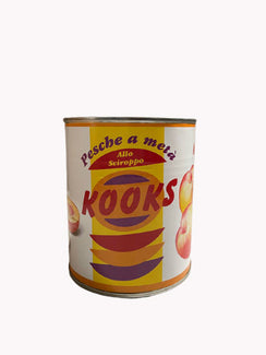 PESCHE A META' SCIROPPATE PESO NETTO 825G-SGOCCIOLATO 480G