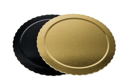 Vassoi Sottotorta Ala Oro/Nero 15x30cm - Confezione 10kg