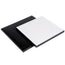 Piatto Piuma Reviva 24x24cm Perla/Nero (Confezione 5 Pezzi)