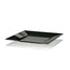 Piatto Spigolo Poloplast Nero Coprente 23x23cm H 1,8cm (25pz)